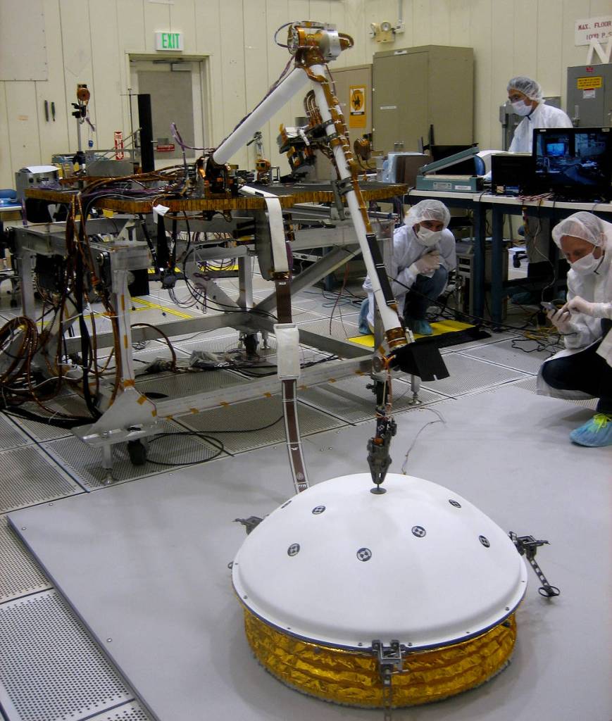 Testing for Instrument Deployment by InSight’s Robotic Arm