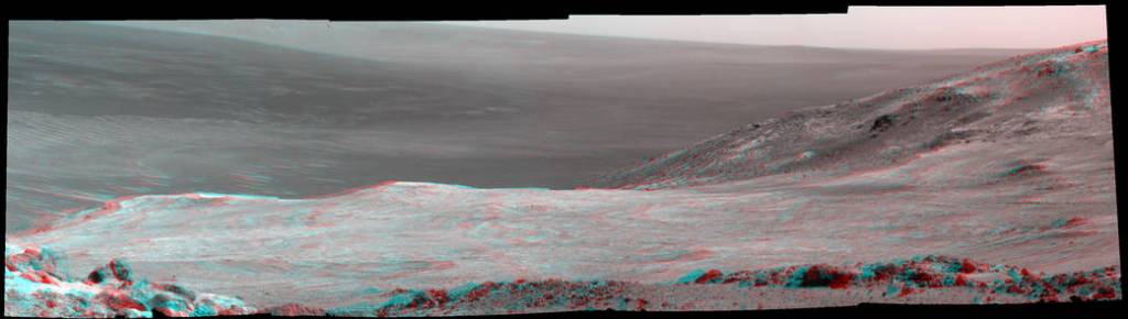 Mars ‘Marathon Valley’ Overlook, in Stereo