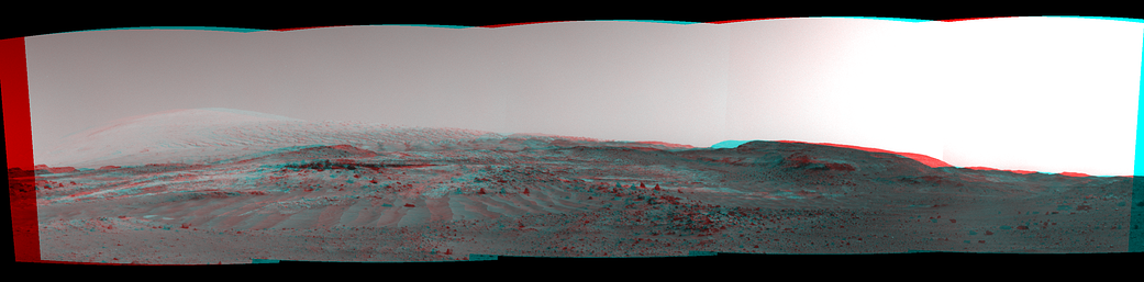 Stereo view of Mars