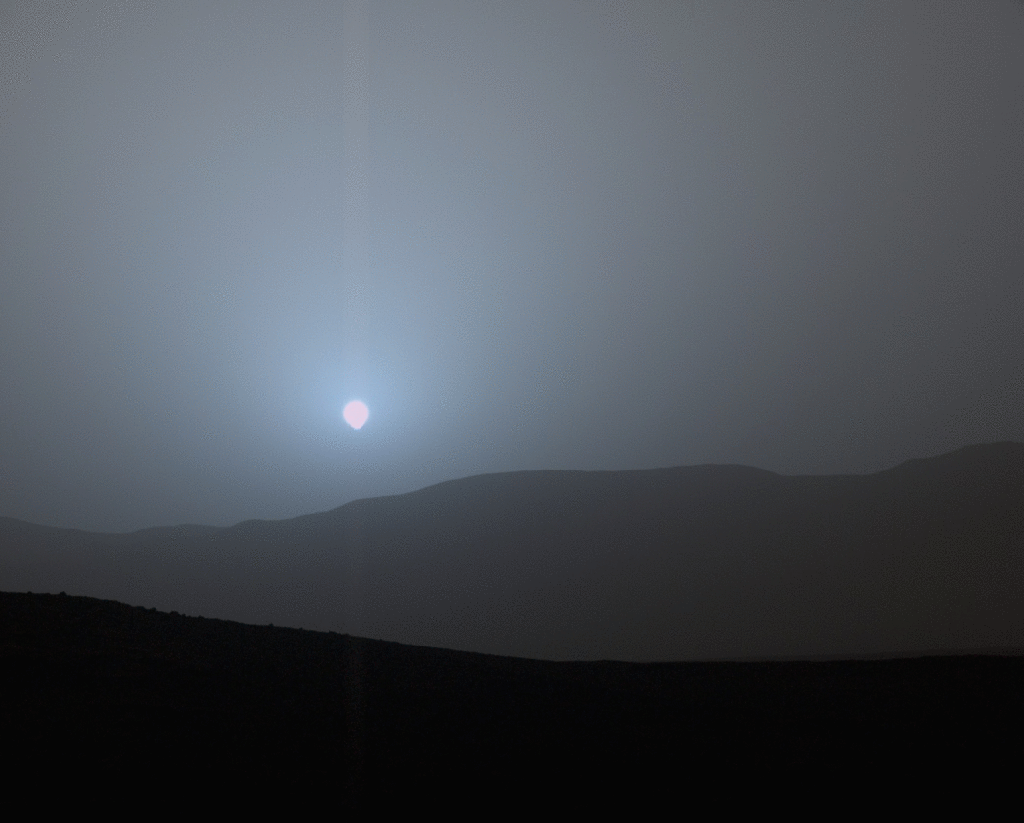 Sunset Sequence in Mars’ Gale Crater