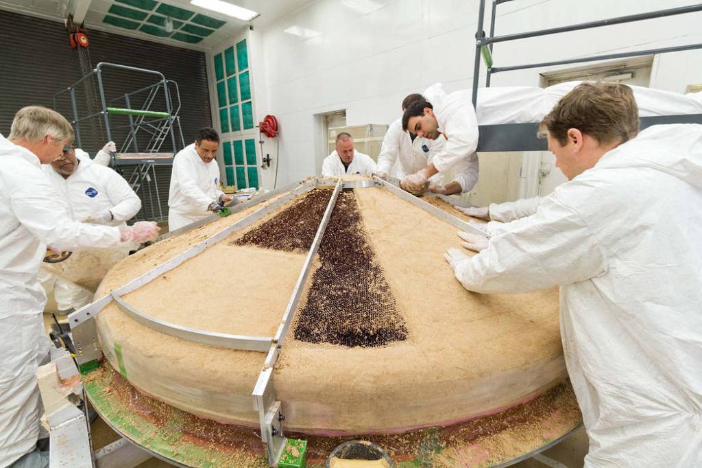 Heat Shield Construction for NASA’s InSight Mission