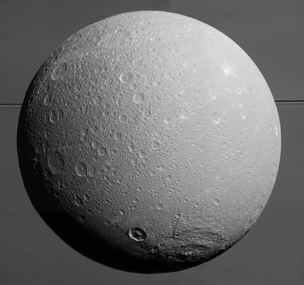 Saturn's moon Dione