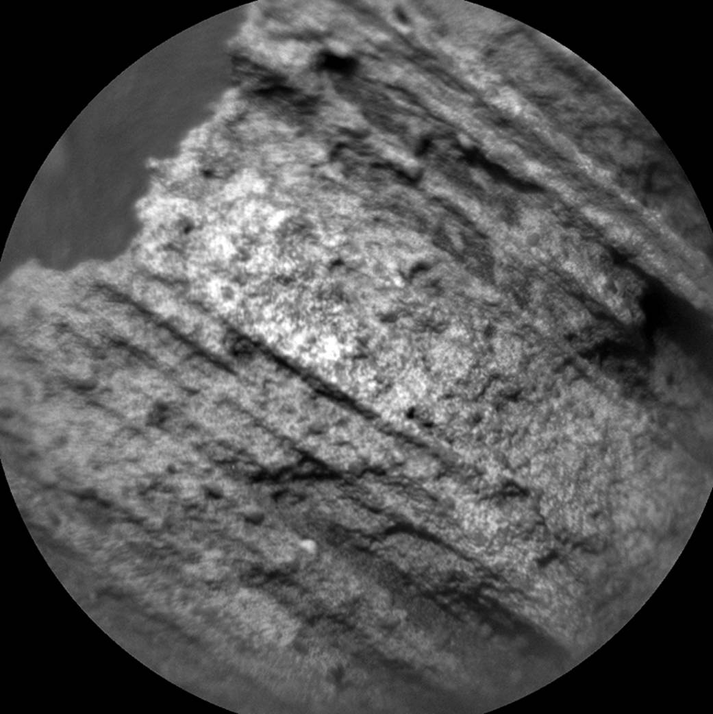 Image from the Chemistry and Camera (ChemCam) instrument on NASA's Curiosity Mars rover