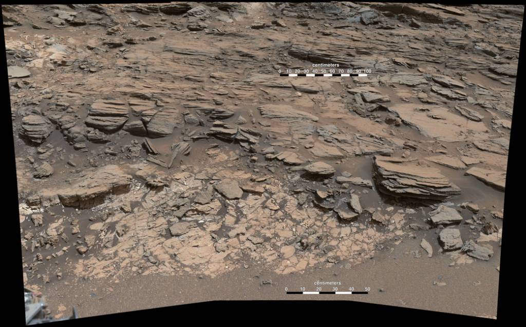 Geological Contact Zone Near ‘Marias Pass’ on Mars