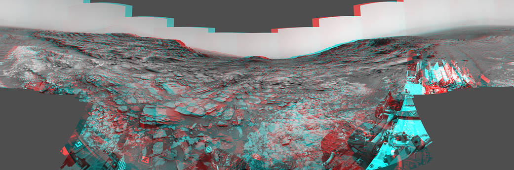 Stereo view on Mars