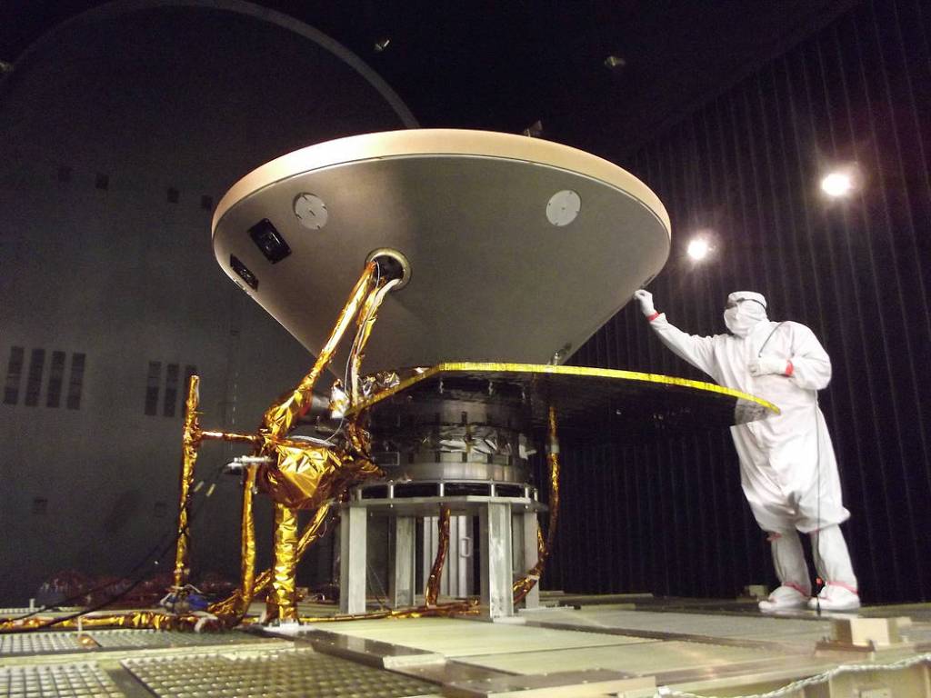 Preparing NASA’s InSight for Space Simulation Testing