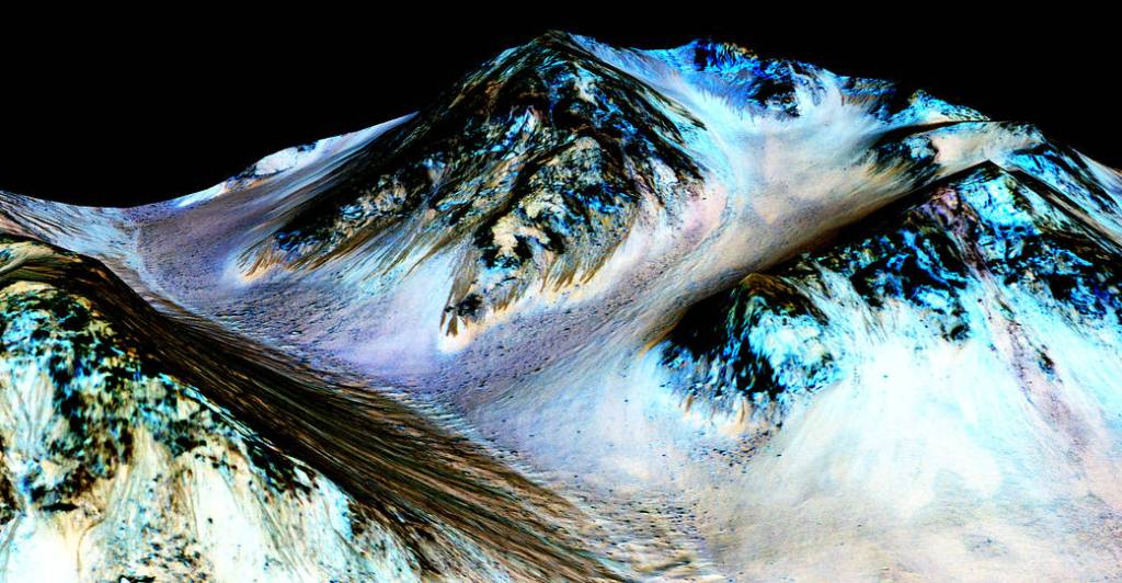 Recurring ‘Lineae’ on Slopes at Hale Crater, Mars