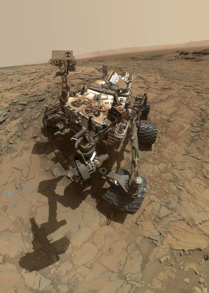 Curiosity Self-Portrait at ‘Big Sky’ Drilling Site