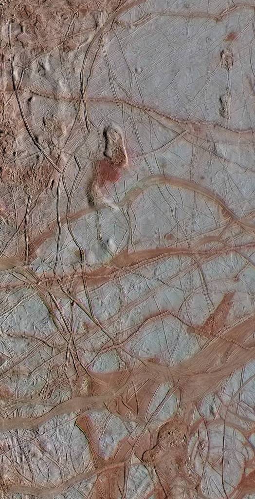 Europa’s Varied Surface Features