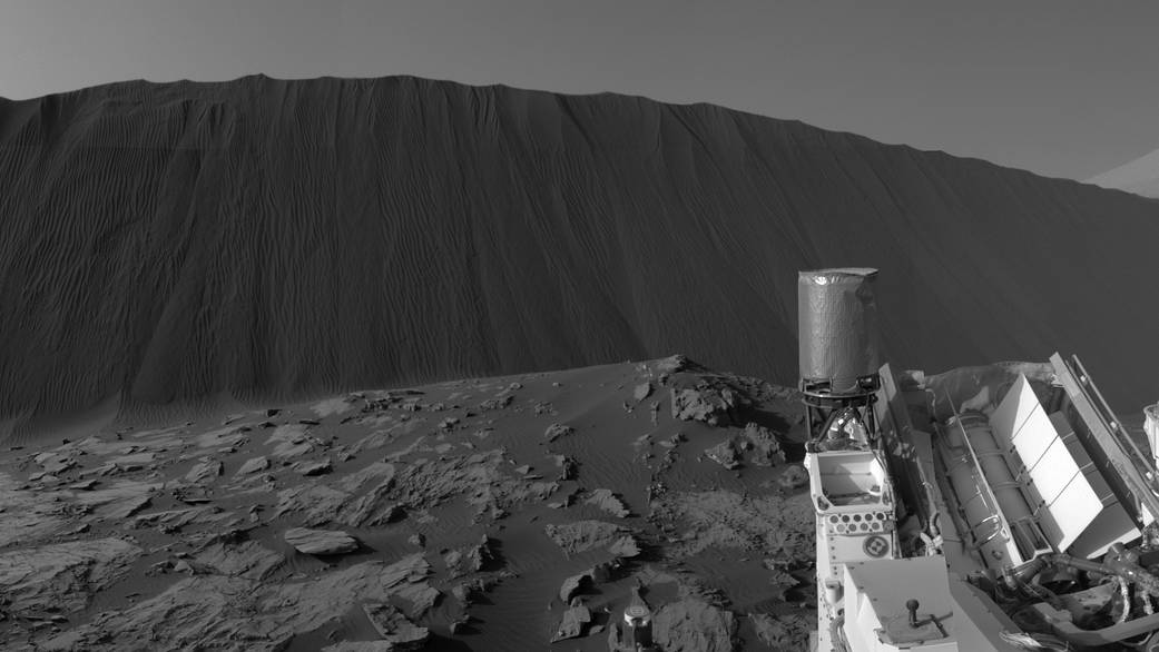 Slip Face on Downwind Side of 'Namib' Sand Dune on Mars