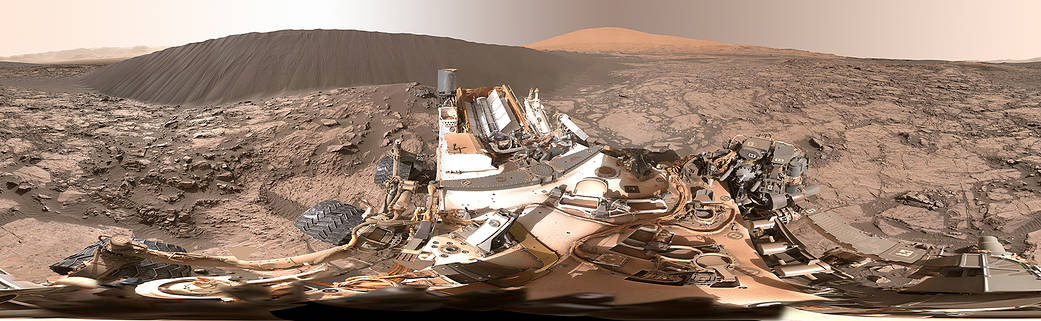 Full-Circle Panorama Beside 'Namib Dune' on Mars