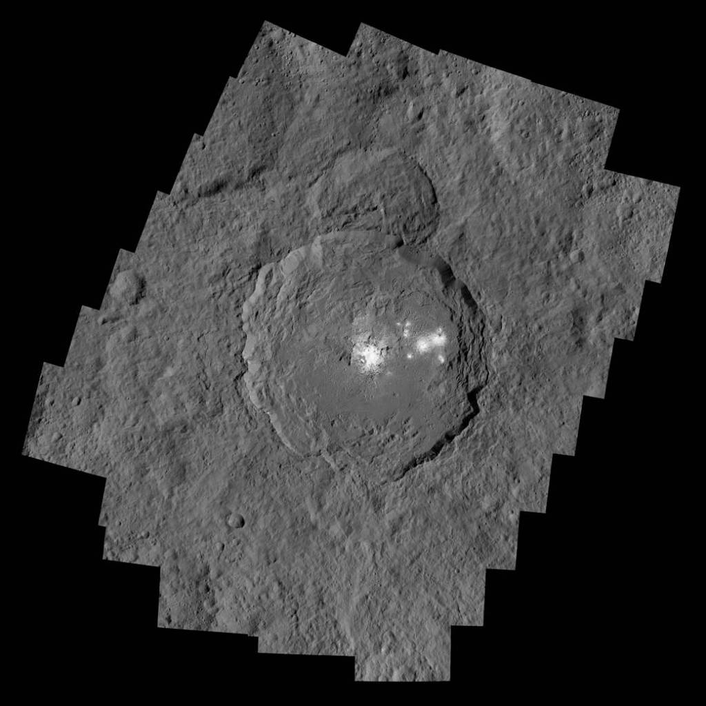 Occator Crater and Ceres’ Brightest Spots