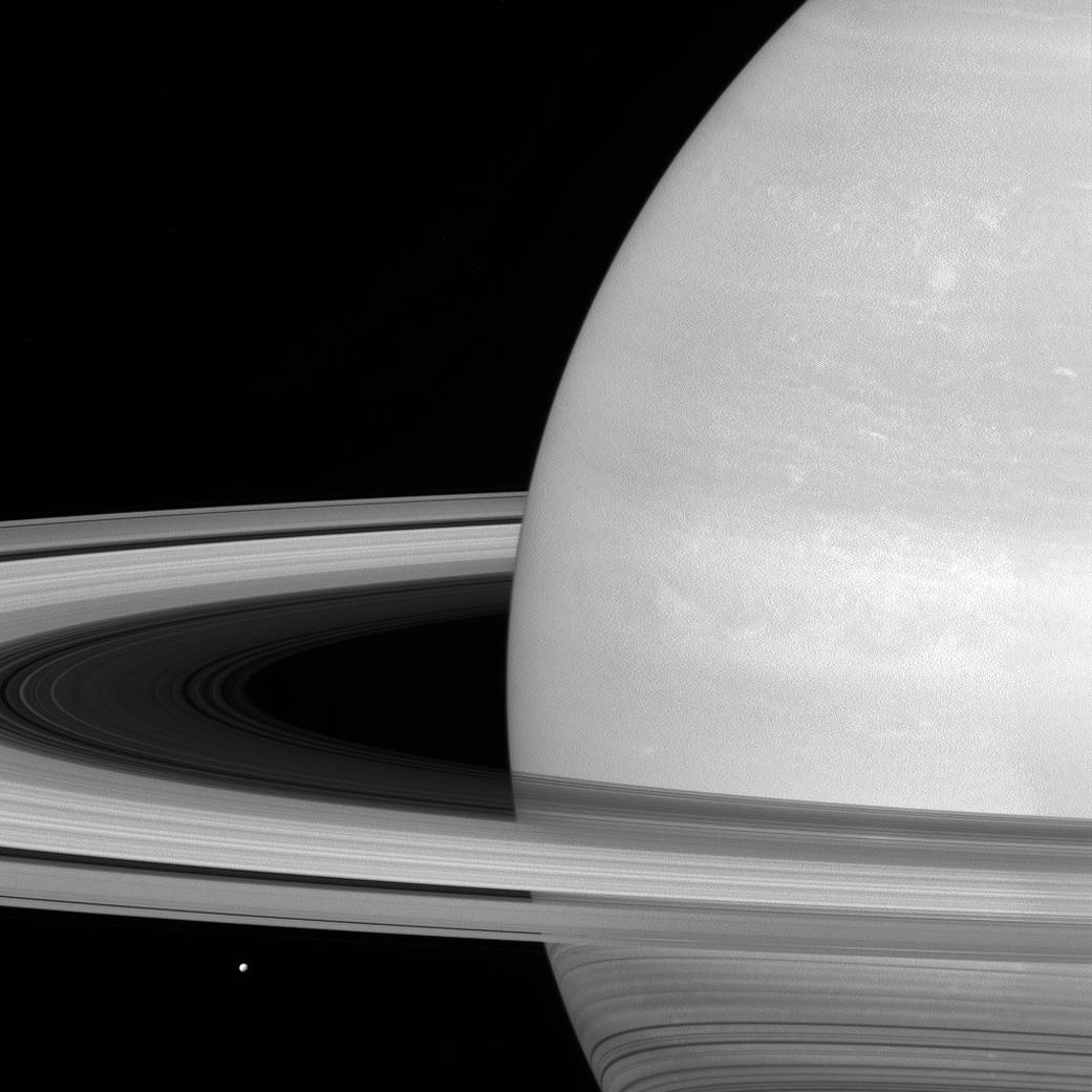 Saturn and Mimas