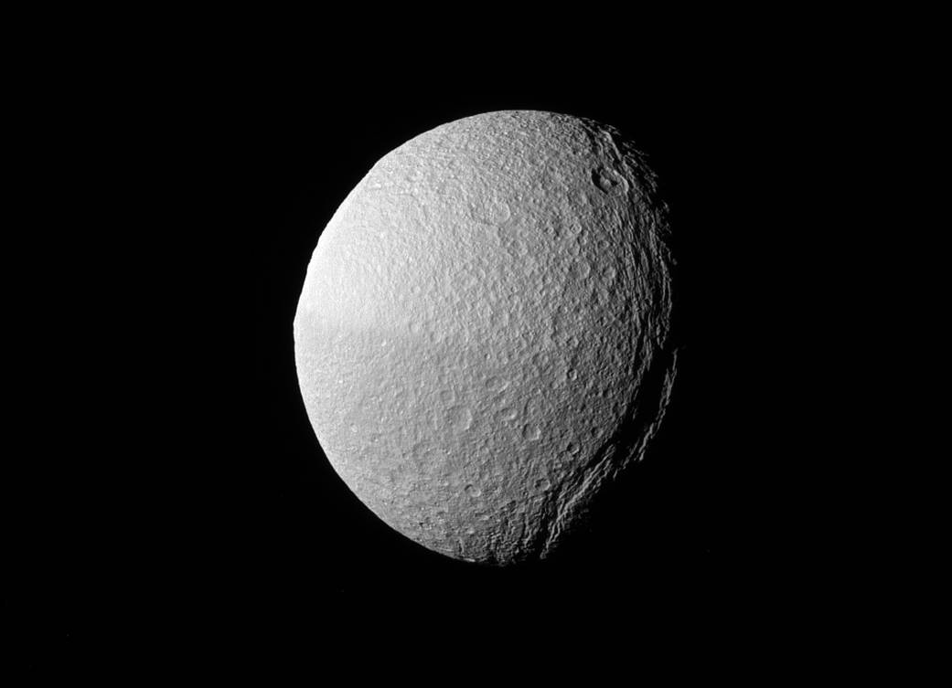 Saturn's moon Tethys