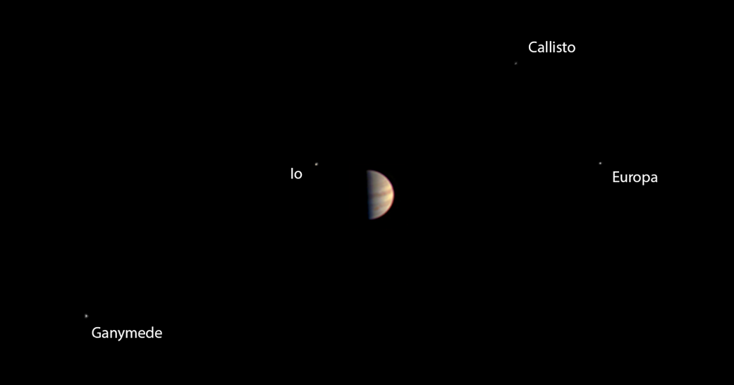 Juno obtained this color view on June 29, 2016