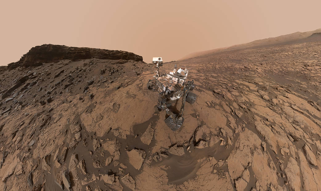 September 2016 self-portrait of NASA's Curiosity Mars rover