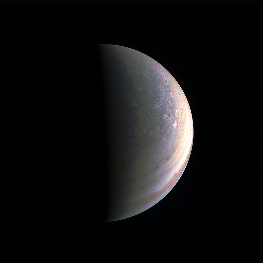 Jupiter's north pole