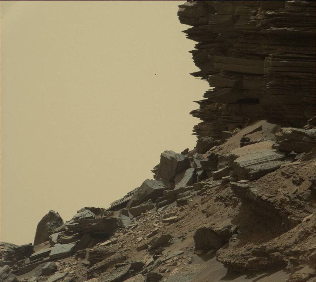 Outcrop on Mars