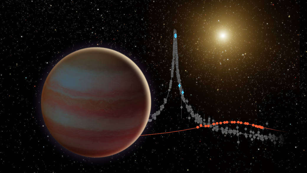 Brown Dwarf Microlensing Illustration