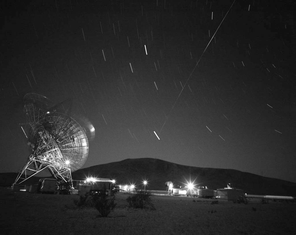 First Pass of Echo 1 Satellite Over the Goldstone Tracking Station