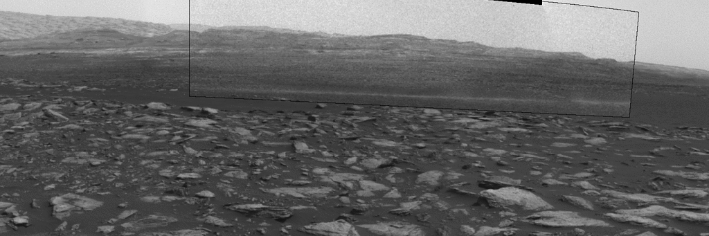 Martian Dust Devil Action in Gale Crater, Sol 1597