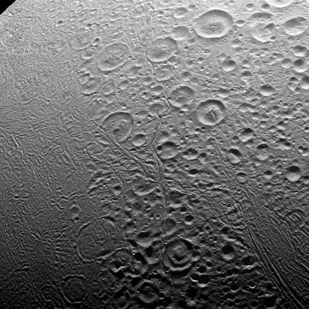 North Pole of Enceladus