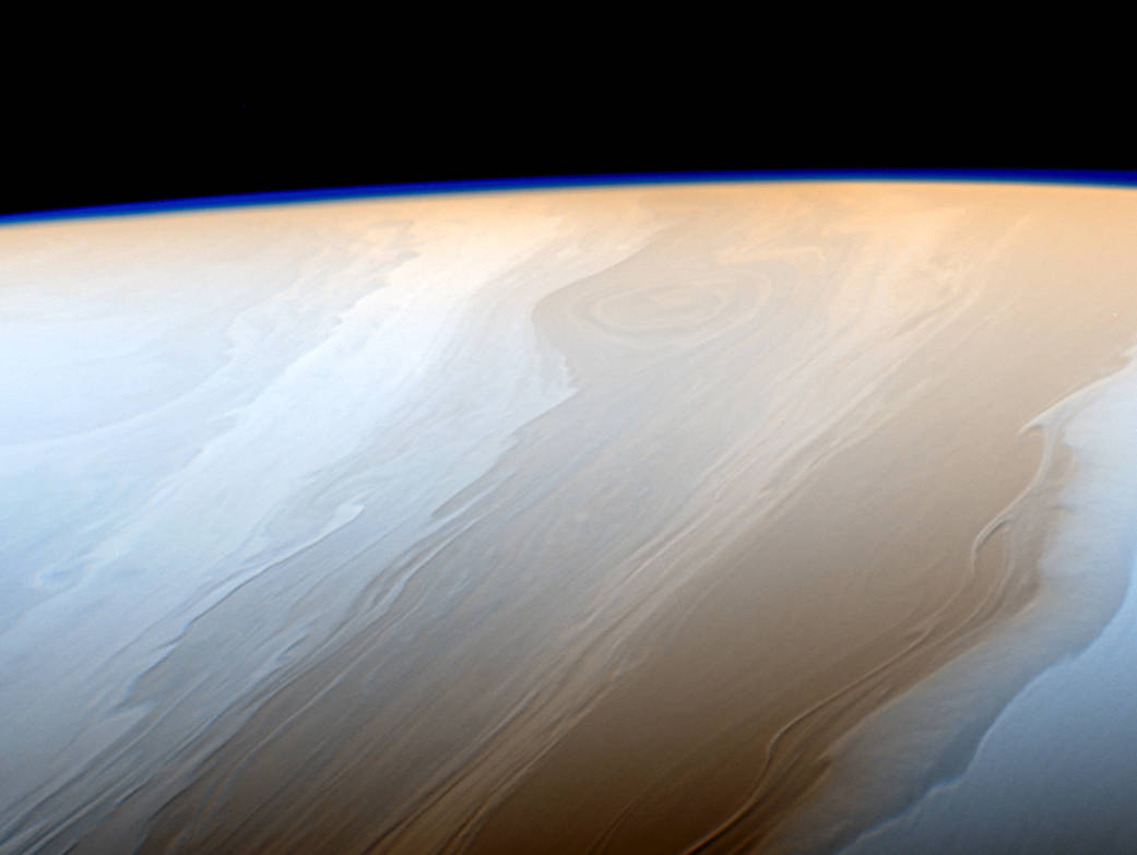 Clouds on Saturn