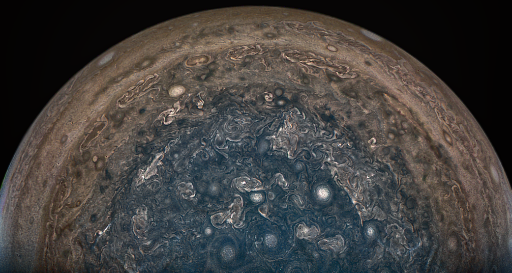 Jupiter’s south pole