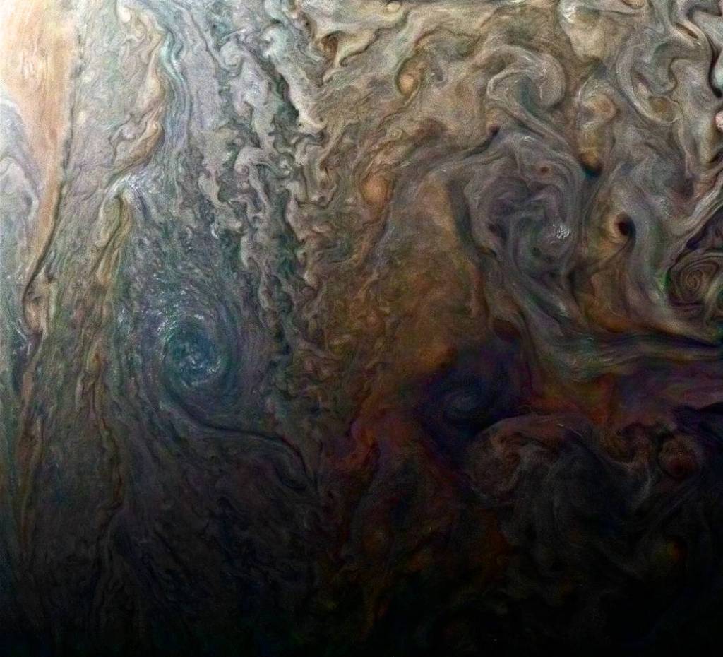 Dark Spot and Jovian ‘Galaxy’