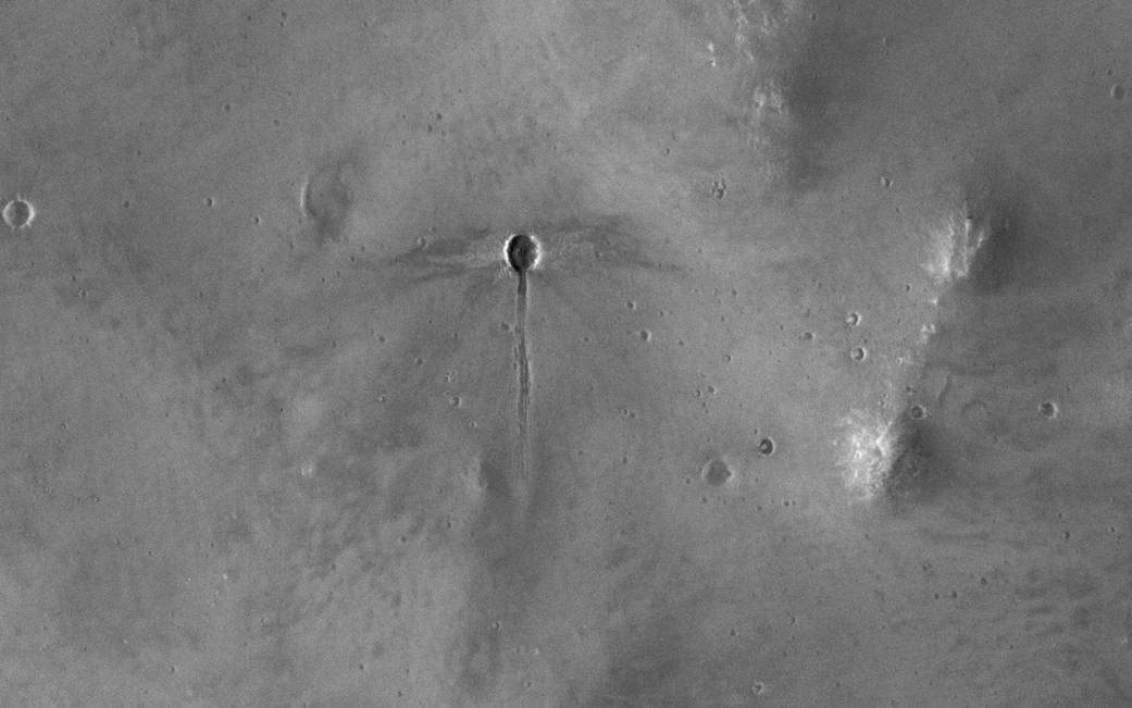 Bakhuysen Crater on Mars
