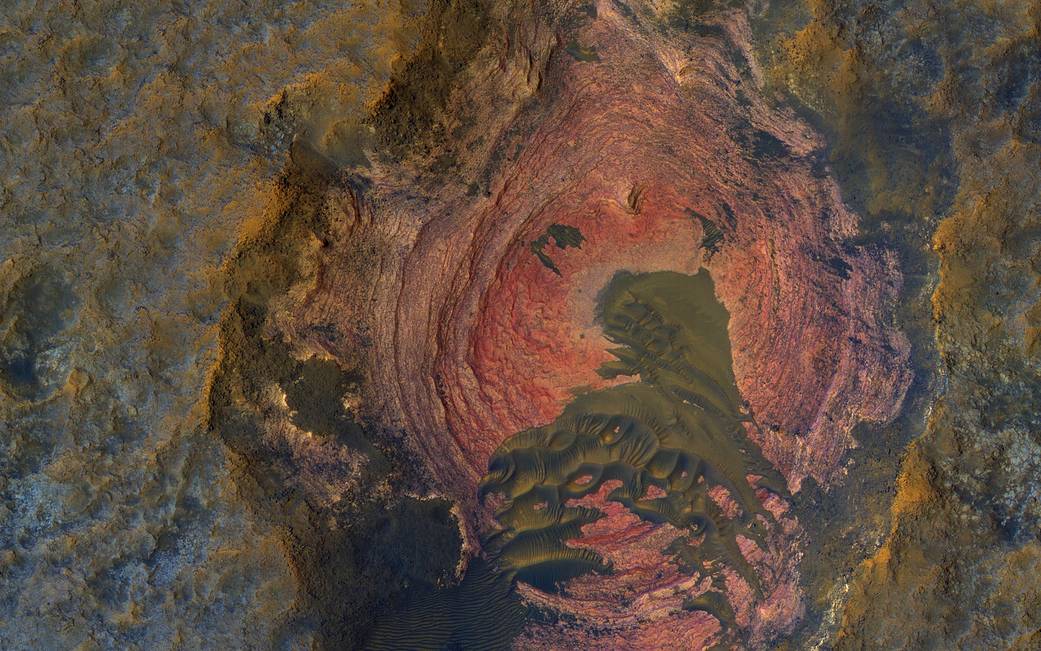 Bedrock on Mars