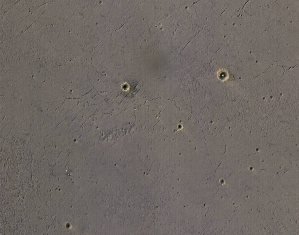 Rover’s Landing Hardware at Eagle Crater, Mars