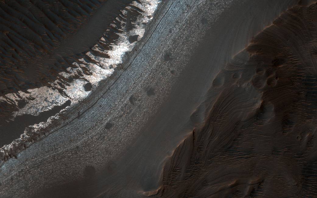 Holden Crater on Mars