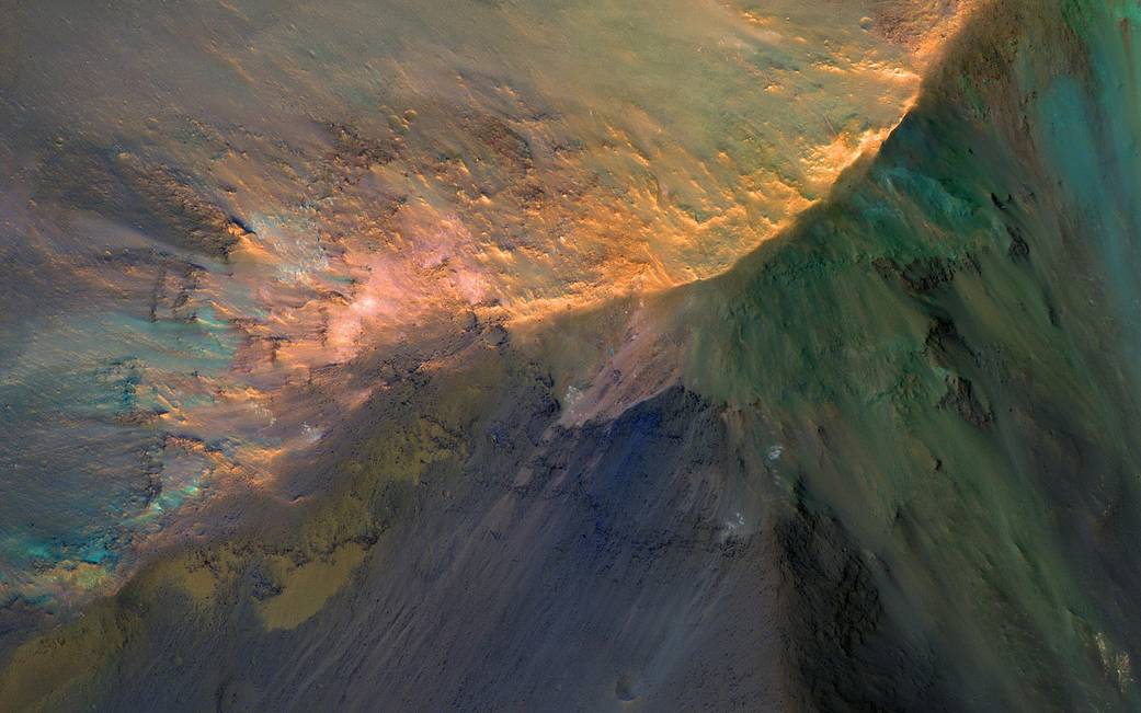 The Hills are Colorful in Juventae Chasma