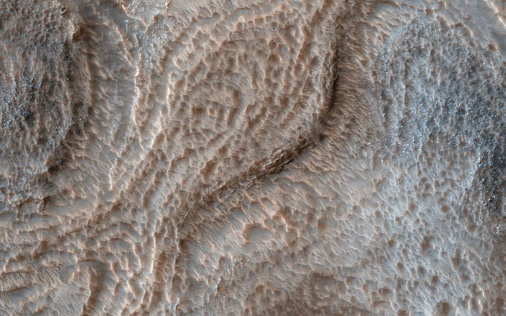 Hellas Planitia region on Mars