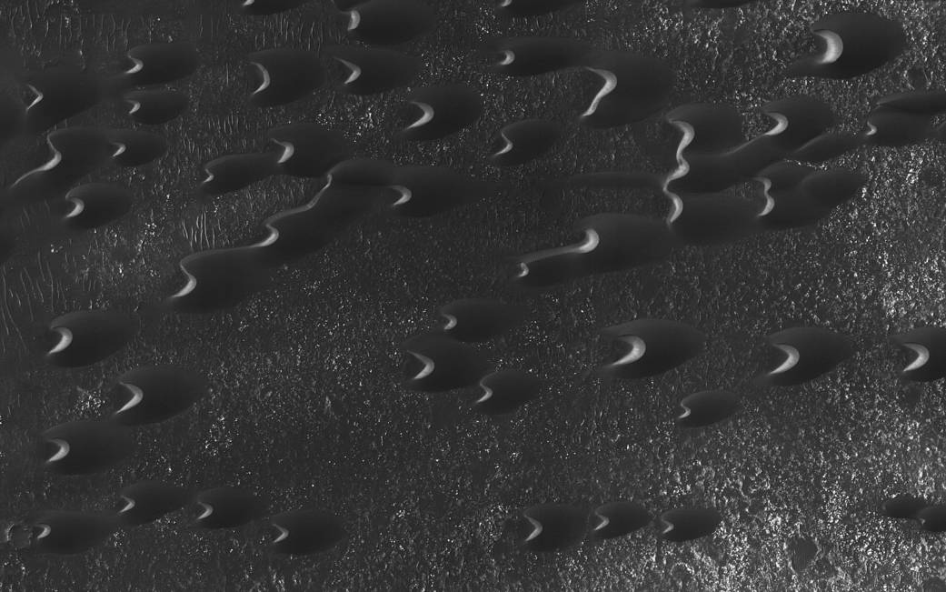 Hellespontus region on Mars