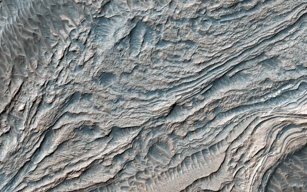 Clinoforms in Melas Chasma