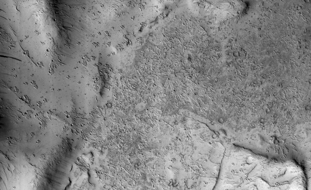 NASA's Mars Reconnaissance Orbiter (MRO) captured this region of Mars