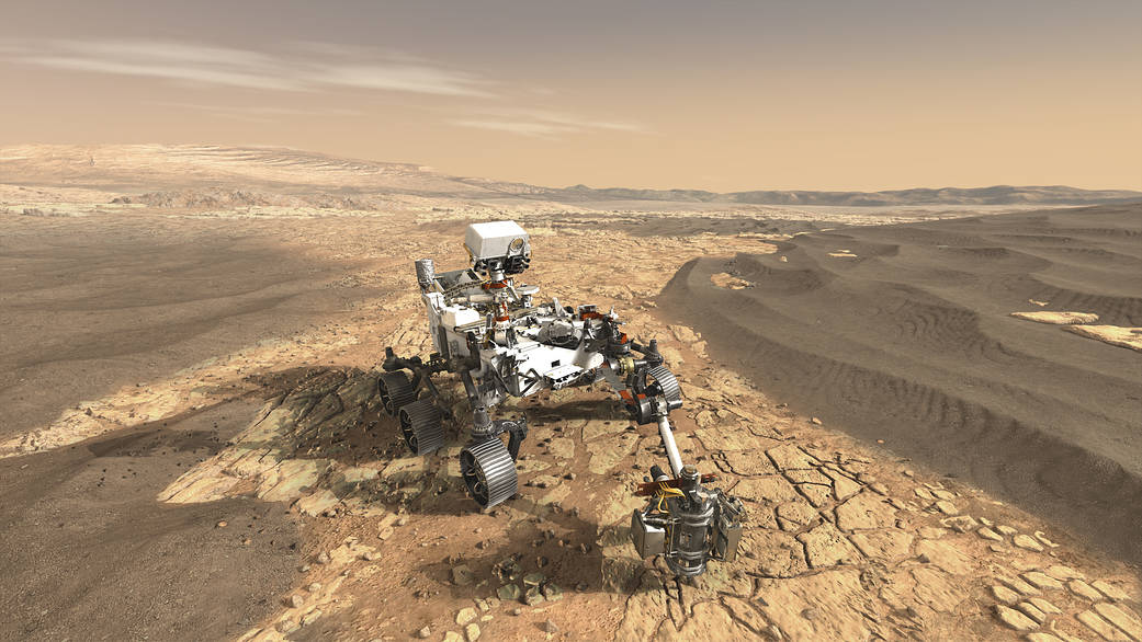 NASA’s Mars 2020 Rover artist’s concept 