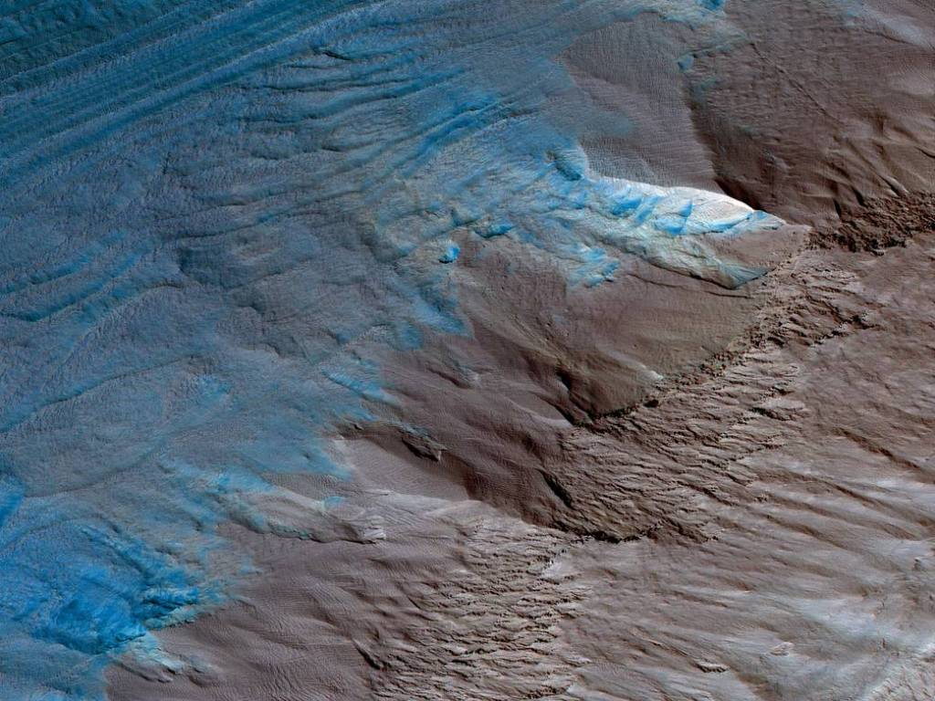 Erosion of the Edge of the South Polar Layered Deposits