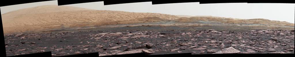 View Toward ‘Vera Rubin Ridge’ on Mount Sharp, Mars