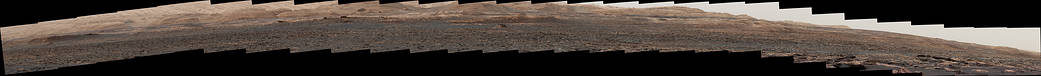 Wide 'Vera Rubin Ridge' Ahead of Curiosity Mars Rover