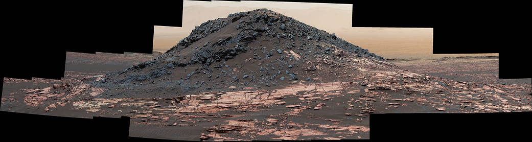 'Ireson Hill' on Mount Sharp, Mars