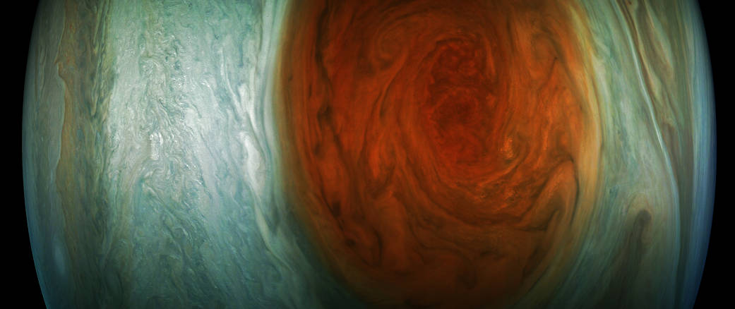 Jupiter’s Great Red Spot (Enhanced Color)