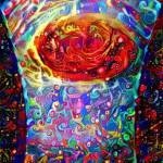Digital artwork using data from the JunoCam imager