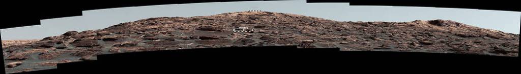 Looking Up at Layers of ‘Vera Rubin Ridge’ on Sol 1790