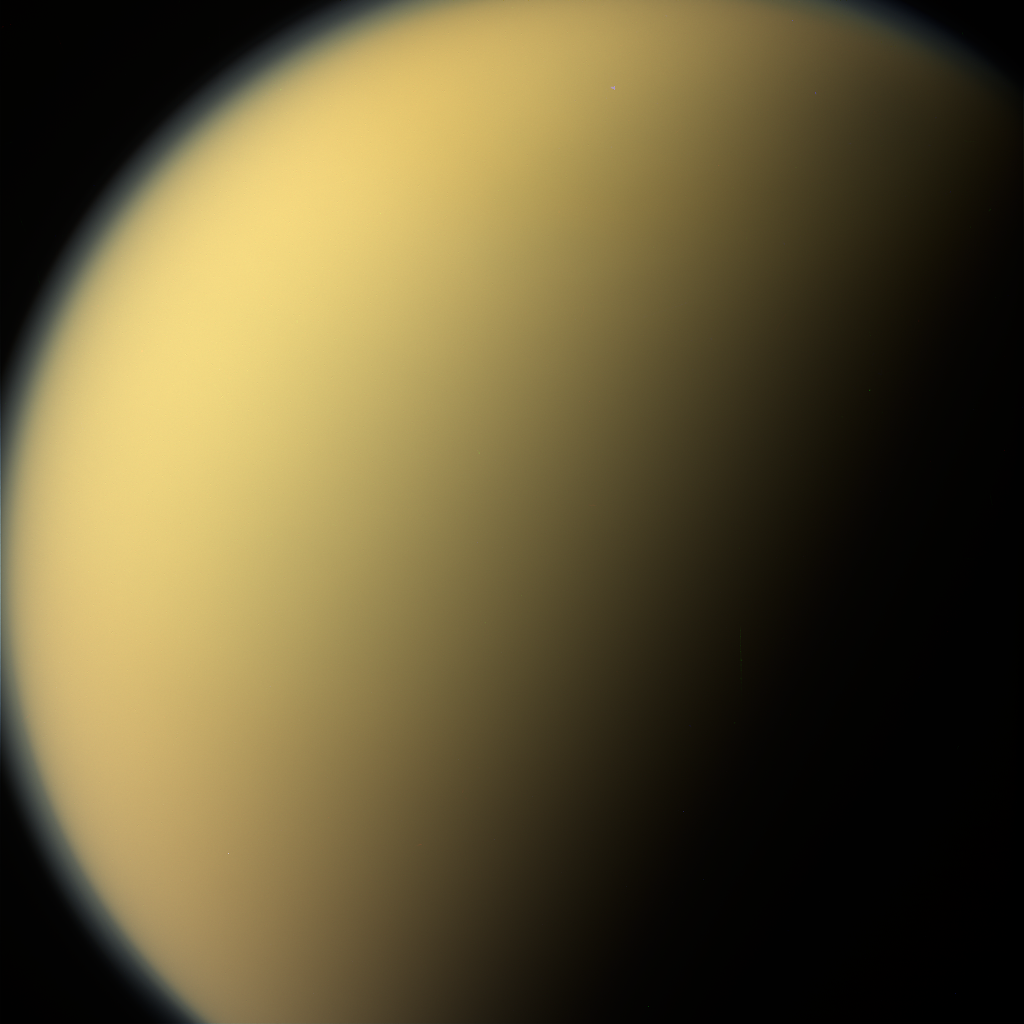Surface of Titan moon