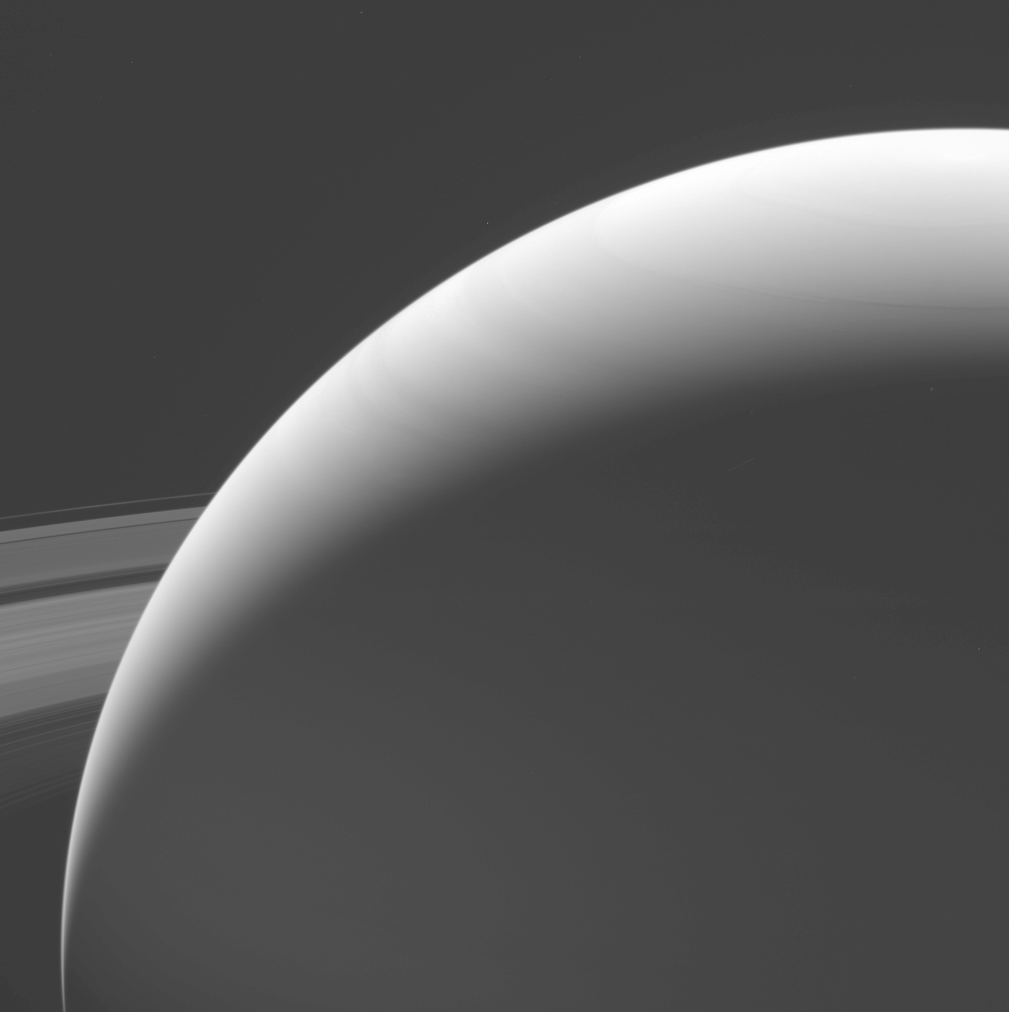 Saturn closeup with rings