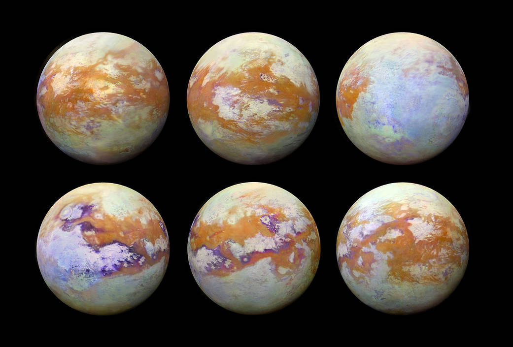 Several different views of Titan