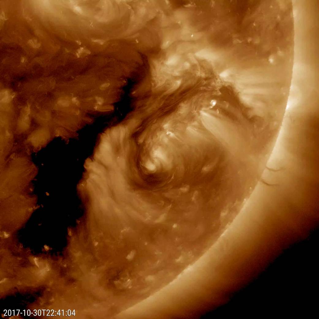Closeup of Sun's surface